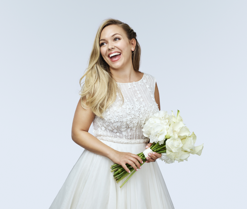 Bride with big smile | Warners bay dentist