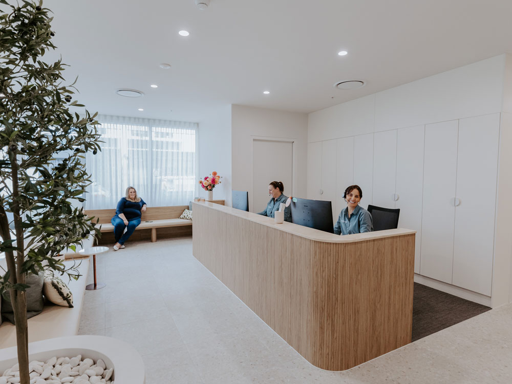 front desk at smileshq