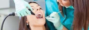 Woman getting dental work done in warners bay