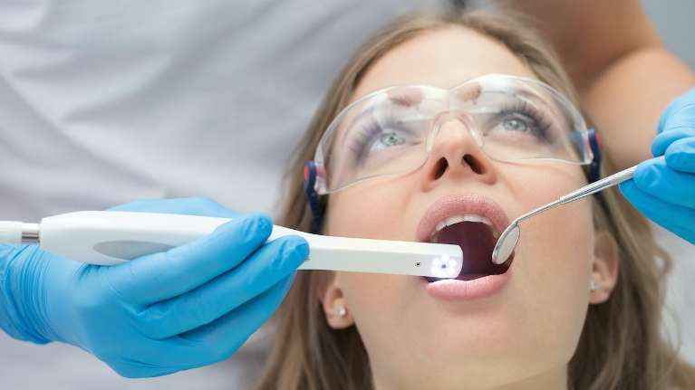 woman getting dental treatment at warners bay clinic