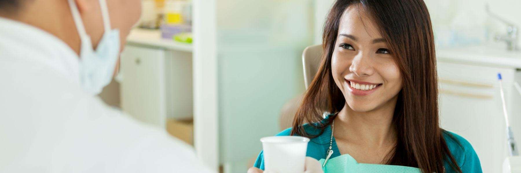 woman at the dentist in warners bay