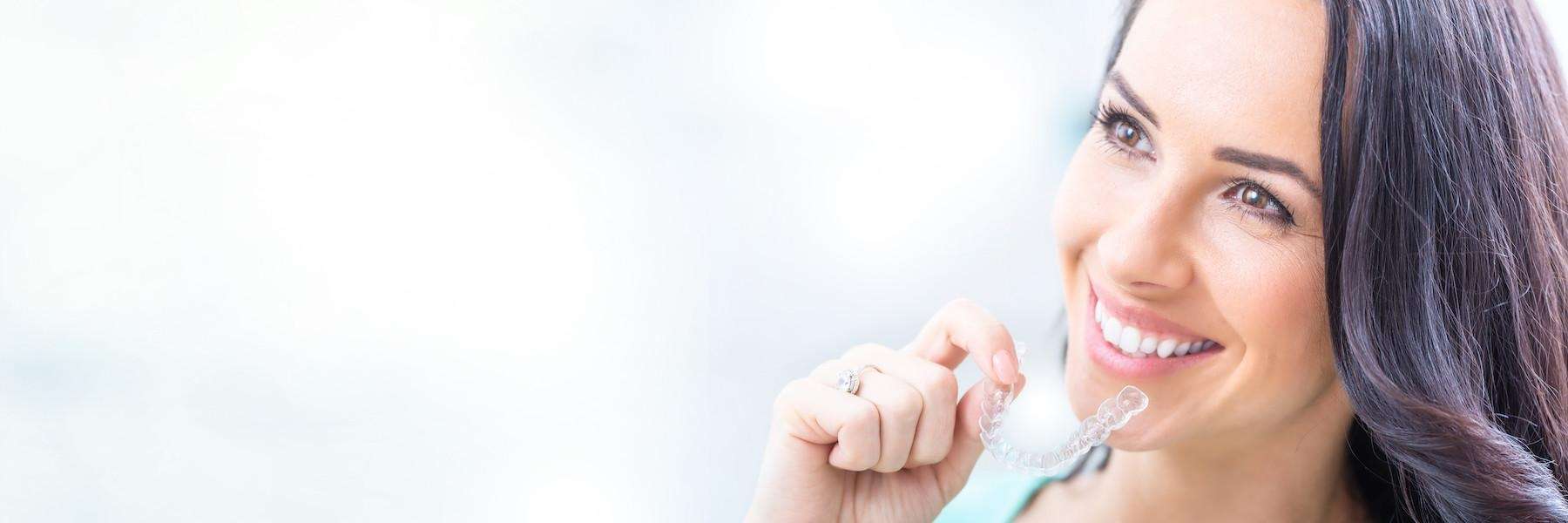 woman with invisalign in warners bay