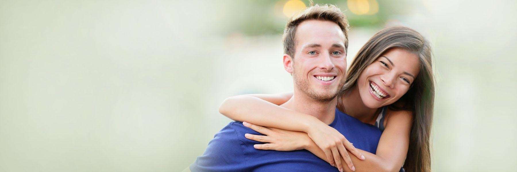 Couple smiling | Teeth whitening warners bay