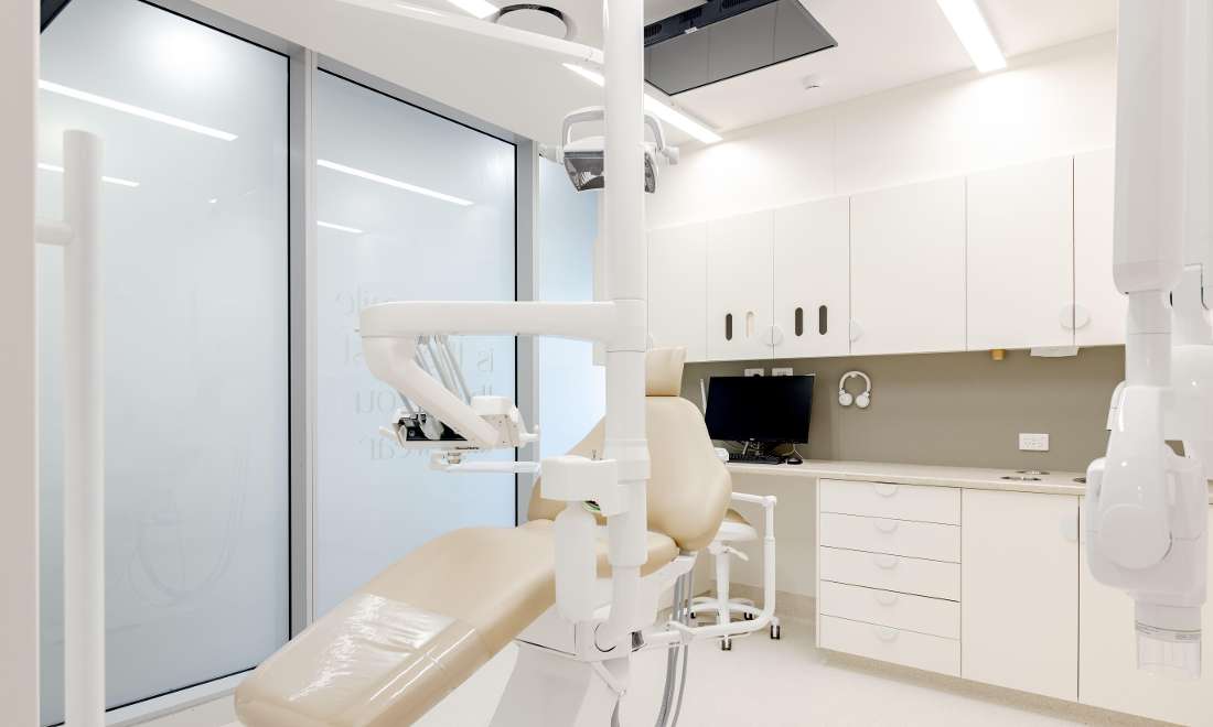 dental exam room in SmilesHQ
