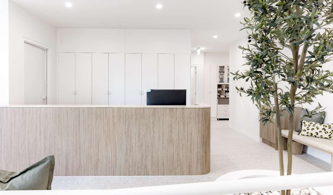 Reception desk at SmilesHQ